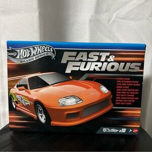 Hot Wheels 2025 Silver Series Fast & Furious 10-Car Box Set Exclusive Die-Cast
